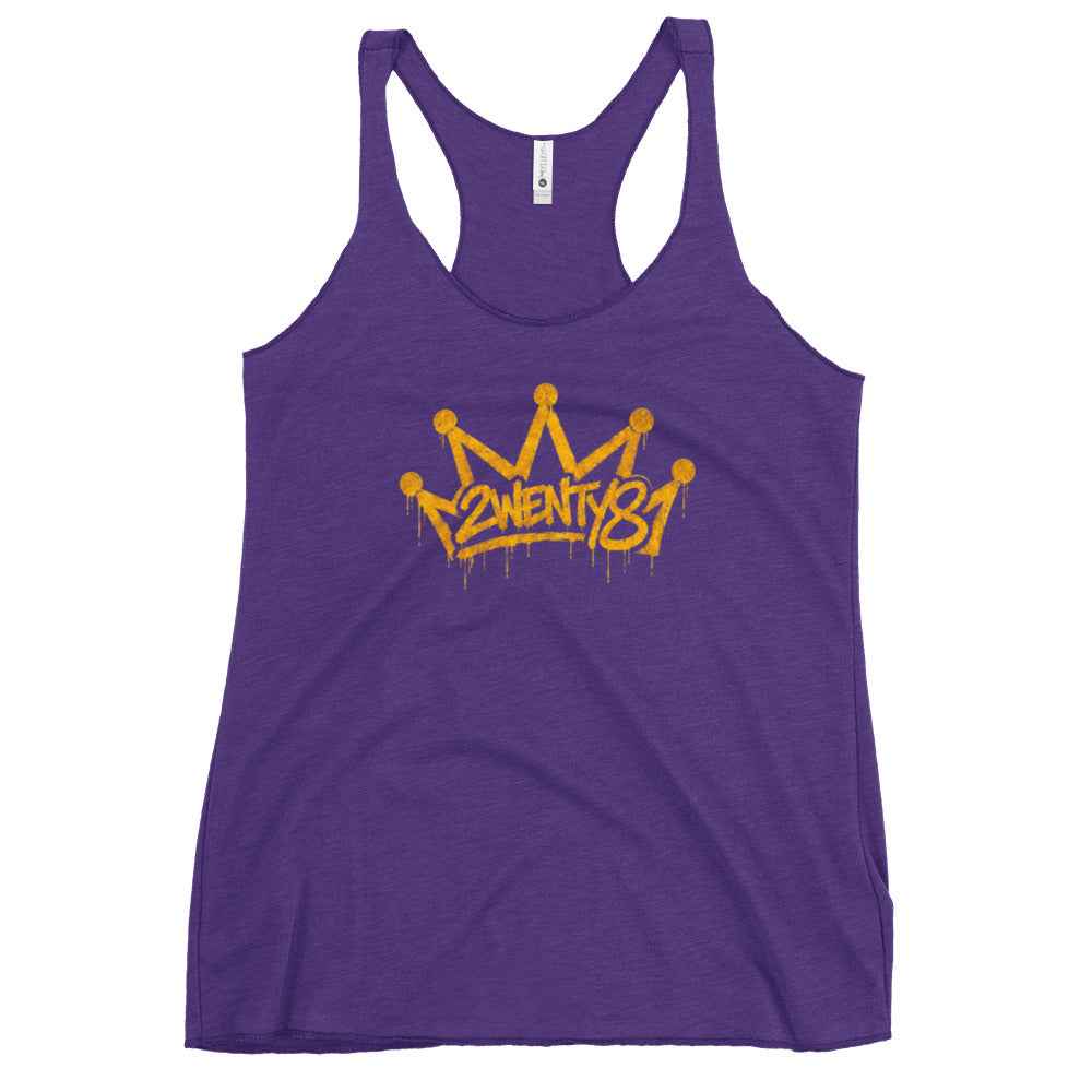 2wenty8 "Crown" Women's Racerback Tank