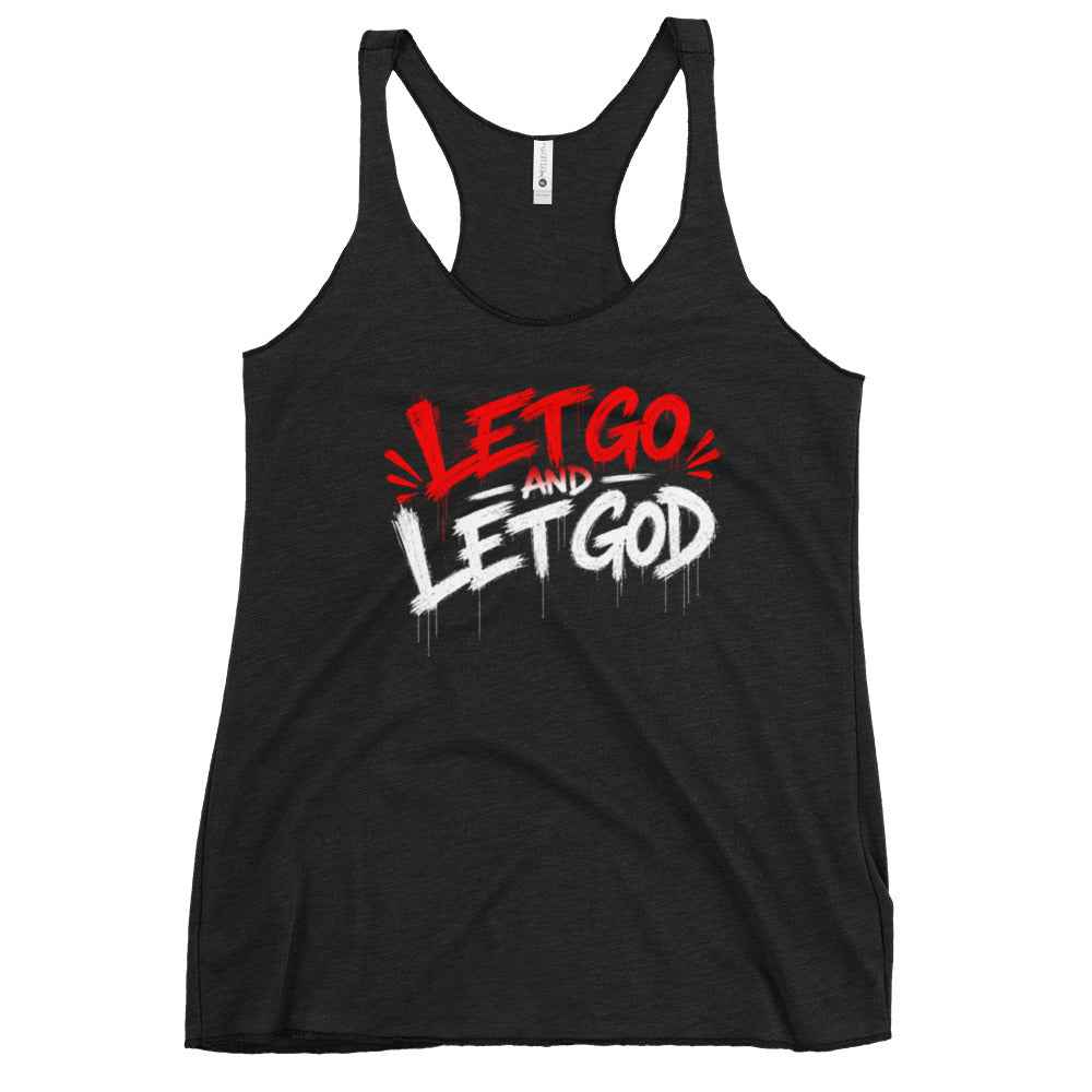 2wenty8 "Let Go and Let God" Women's Racerback Tank