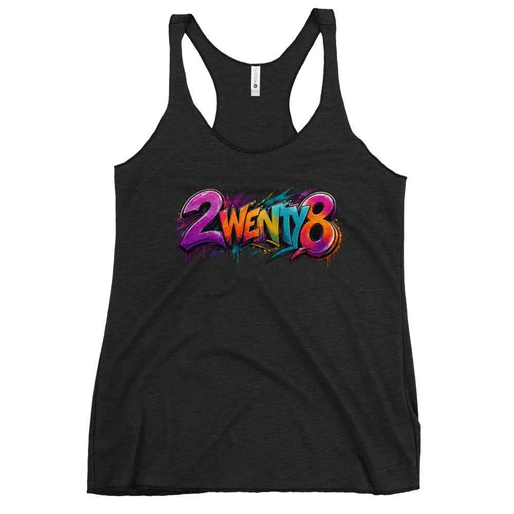2wenty8 "Spray" Women's Racerback Tank