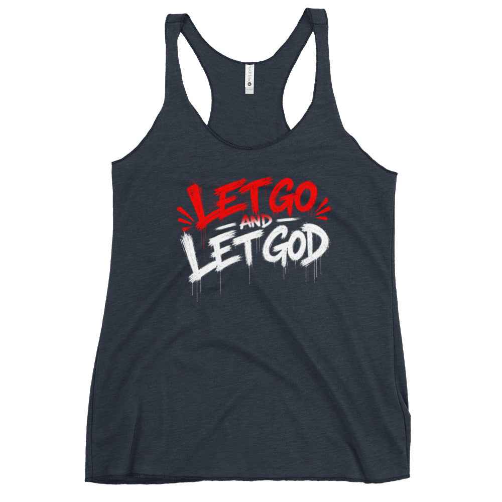 2wenty8 "Let Go and Let God" Women's Racerback Tank