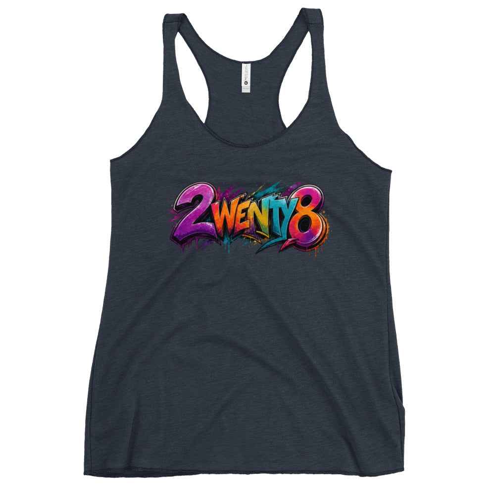 2wenty8 "Spray" Women's Racerback Tank