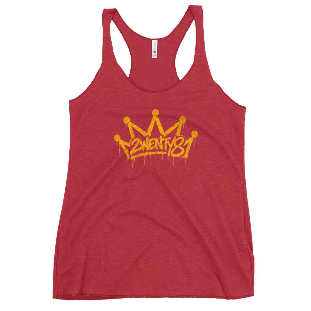 2wenty8 "Crown" Women's Racerback Tank